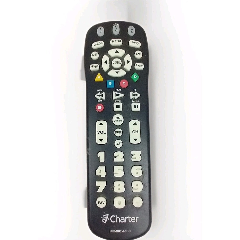 Charter  UR3-SR3M-CHD Black Wireless Battery Operated Remote‎ Control